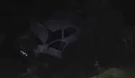 Harran'da kontrolden çıkan otomobil tahliye kanalına uçtu: 3 yaralı