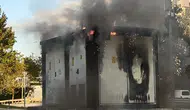 Nilüfer'de elektrik trafosunda patlamalı yangın paniği