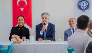 Rektör Kuyrukluyıldız'dan üniversite çalışanlarına moral kahvaltısı