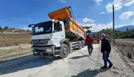 Mudurnu Pelitözü köy yolunda ulaşımı rahatlatacak asfalt hazırlığı
