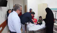 Fırat Üniversitesi Hastanesi’nde tedavi gören çocuklar Cumhuriyet coşkusunu odalarında yaşadı
