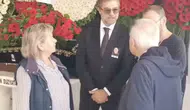 Engin Altan Düzyatan babası Mevlan Düzyatan'ı İzmir'de toprağa verdi