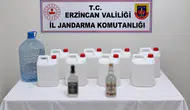 Erzincan'da kaçak içki imalathanesine jandarma baskını