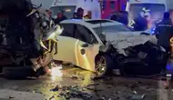 Aksaray yolunda şiddetli çarpışma: İki sürücü de ağır yaralandı