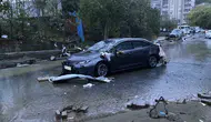 Ayazağa'da sel felaketinin izleri gün ağarınca netleşti