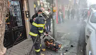 Eskişehir’de Çiçekçi Dükkanında Yangın Çıktı