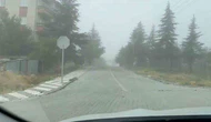 Sivrihisar’da Yoğun Sis Ulaşımı Olumsuz Etkiliyor