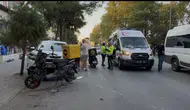 Yasak U dönüşü kazaya davetiye çıkardı: Motosiklet sürücüsü yaralandı