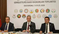 Karadenizli baro başkanları Kastamonu'da hukuk gündemiyle bir araya geldi