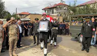 Şehit Sözleşmeli Er Ziya Koparan Yüksekova'da dualarla uğurlandı