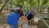 Hasköy Barajı kıyısında gençlerden çevre duyarlılığı hareketi