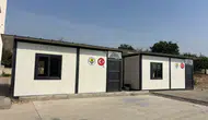 Erdemli Belediyesi kendi atölyelerinde ürettiği konteyner sınıfları okullara kazandırdı