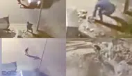 Anamur'da dehşet anları: Tartıştığı kişilere aracını sürdü, çukura uçtu