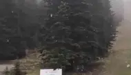Uludağ'da kışın habercisi ilk kar yağışı zirveye ulaştı