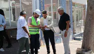 Tavas Belediye Başkanı Kadir Tatık'tan Çarşı Meydanı'nda Hizmet Denetimi