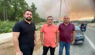 Aksu'da orman yangınıyla mücadele: Rüzgarın yön değiştirmesi ekipleri zorluyor
