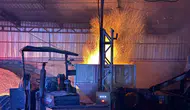 Kereste fabrikasında makine yangını: İtfaiye alevlerin yayılmasını önledi