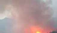 Nacar Yaylası'nda orman yangını: 50 dekar alan küle döndü