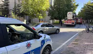 Kayseri'de 7. kattaki balkonda başlayan yangın korkuttu