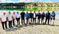 Taşova'da su kaynakları canlanıyor: Uluköy Barajı'na 75 bin sazan yavrusu bırakıldı