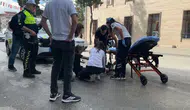Burdur'da Gazi Caddesi'nde motosiklet kazası: Bir kişi yaralandı