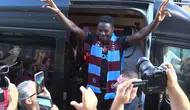 Trabzonspor’un yeni golcüsü Franculino Dju şehre ayak bastı