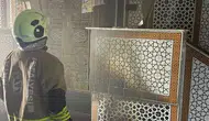 Hatay Kırıkhan'daki camide çıkan yangın korkuttu