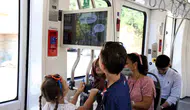 Tramvay yolculuklarında nezaket kuralları çizgi film karakterleriyle hatırlatılıyor