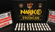 Erzincan'da narkotik operasyonu: Midesinden 39 kapsül metamfetamin çıktı