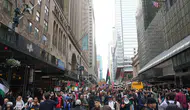 New York sokaklarında Netanyahu protestosu: Binlerce kişi BM'ye yürüdü