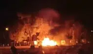 Süleymanpaşa'da gece yarısı karavan yangını: Kamping alanında korku dolu anlar