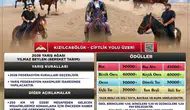Kızılcabölük'te rahvan at heyecanı üçüncü kez sahne alıyor