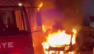 Kartepe'deki sanayi sitesinde geceyi aydınlatan yangın paniği