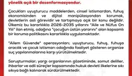 DMM'den Ailem Güvende operasyonlarına yönelik iddialara sert yanıt: Hedefimiz suç yapılanmaları