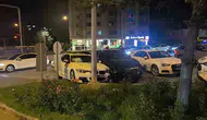 Erzurum'da gece yarısı kavşak kazası: İki araç hurdaya döndü