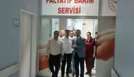Cizre Devlet Hastanesinde yönetimden servislerde yerinde denetim mesaisi