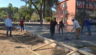 Yenipazar'da çehre değişiyor: Atatürk Parkı'na yeni spor sahaları kuruluyor