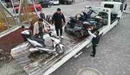 Bolvadin trafiğinde motosiklet denetimi: 41 araçtan 36'sı plakasız çıktı