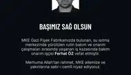 Gazi Fişek Fabrikası'ndaki bakım çalışmasında acı bilanço: Bir işçi hayatını kaybetti