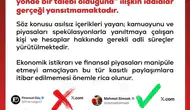 Hazine ve Maliye Bakanı Mehmet Şimşek'in istifa ettiği iddialarına resmi yalanlama geldi
