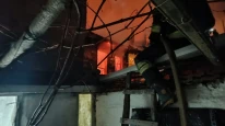 Alanönü Mahallesi'nde çıkan yangın korkuttu