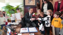 Dünya Çocuk Hakları Günü’nde miniklerden Başkan Ataç’a anlamlı ziyaret