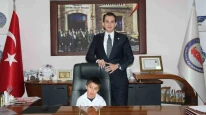 Hisarcık Kaymakamı Atam, Özel Eğitim Öğrencileriyle Makamında Buluştu