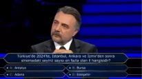 Türkiye'de 2024'te İstanbul, Ankara ve İzmir'den sonra sinemadaki seyirci sayısı en fazla olan il hangisidir?