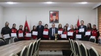 Yıldız Kızlar Voleybol İl Birincisi Sporcular Ödüllendirildi