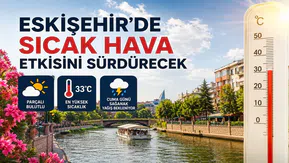 Eskişehir’de Sıcak Hava Etkisini Sürdürecek