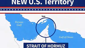 Trump, Hürmüz Boğazı'nı 'yeni ABD toprağı' gösteren haritayı yeniden paylaştı