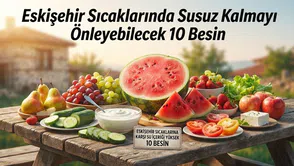 Eskişehir Sıcaklarında Susuz Kalmayı Önleyebilecek 10 Besin