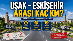 Uşak Eskişehir Arası Kaç Km?