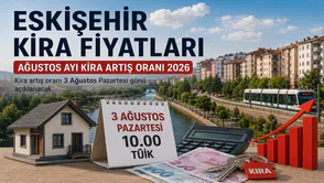 Eskişehir Kira Fiyatları: Ağustos Ayı Kira Artış Oranı 2026